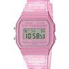 Montre unisexe Casio Youth Pink Resin Digital F-91WS-4 F91WS-4