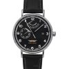 Montre Homme Iron Annie Amazonas Impression Bracelet Cuir Cadran Noir Automatique 59602