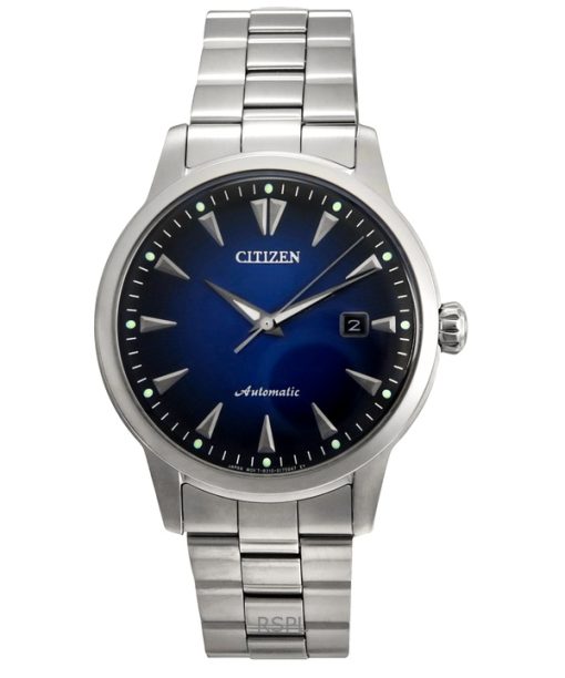 Montre homme Citizen Kuroshio 64 édition limitée en acier inoxydable avec cadran bleu automatique NK0009-82L