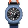 Montre Casio Pro Trek Hiker Line analogique numérique Mobile Link bracelet en tissu cadran gris Tough Solar PRJ-B001B-2 100M pou