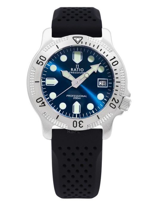 Montre pour homme Ratio FreeDiver Professional Sapphire Blue Sunray Dial Quartz RTF023 200M