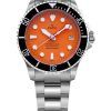 Montre pour homme Ratio FreeDiver Sapphire en acier inoxydable avec cadran orange automatique RTF045 200M