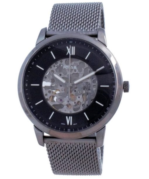 Montre homme Fossil Neutra Skeleton en acier inoxydable automatique ME3185 remise à neuf