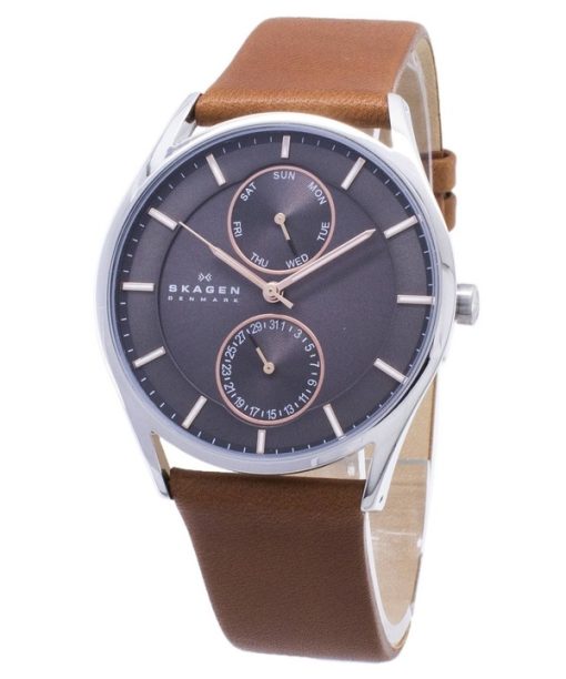 Montre homme Skagen Holst multifonction en acier inoxydable à quartz SKW6086 remise à neuf