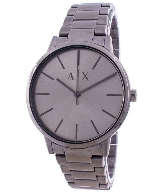 Montre à quartz pour homme Armani Exchange Cayde AX2722 à cadran gris reconditionnée