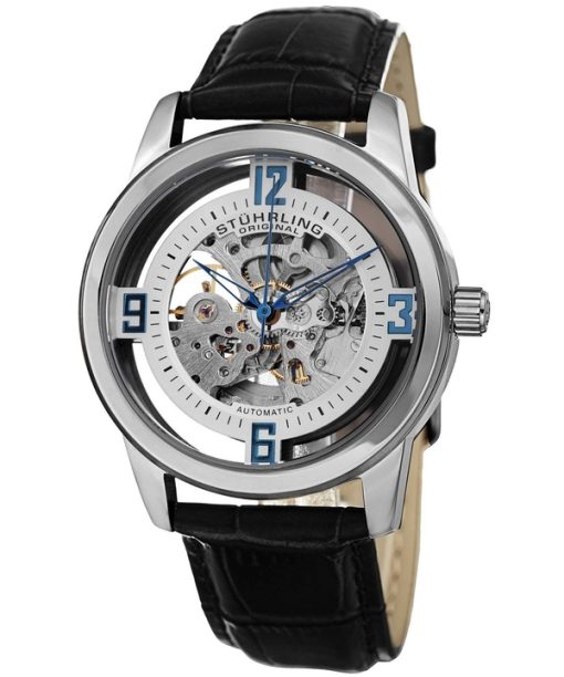 Montre homme Stuhrling Original Winchester Automatic Skeleton Dial 877.01 remise à neuf