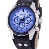 Montre chronographe Fossil Coachman pour homme en cuir noir CH2564 reconditionnée