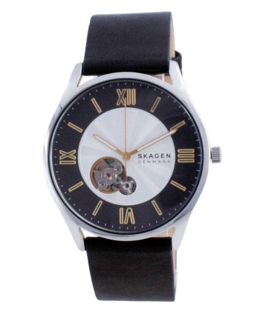 Montre homme Skagen Holst Open Heart Leather Automatic SKW6710 remise à neuf