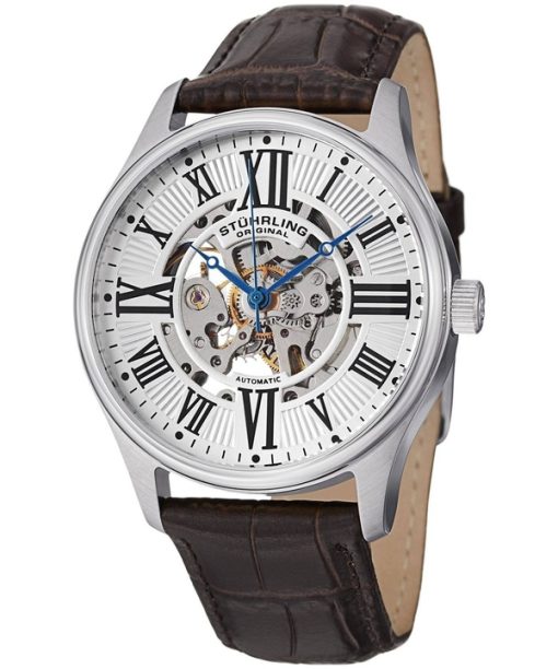 Montre homme Stuhrling Original Atrium Automatic Skeleton Dial 747.01 remise à neuf