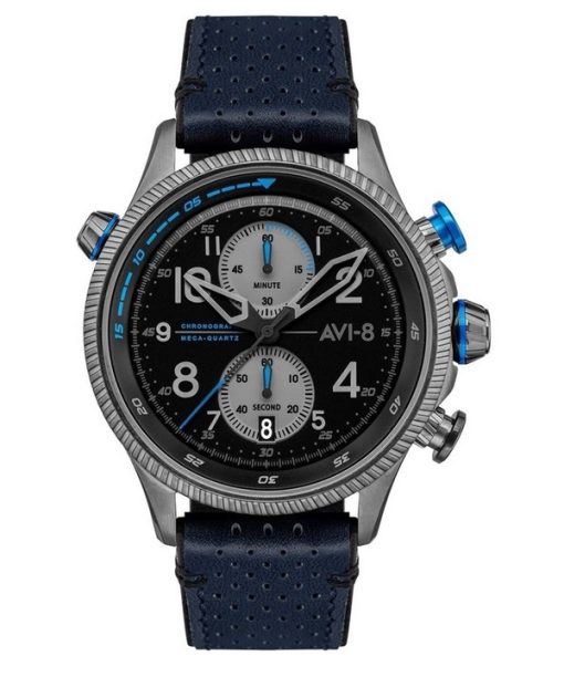 Montre homme AVI-8 Hawker Hunter Colerne Duke Chronograph cadran noir Quartz AV-4080-02 reconditionnée