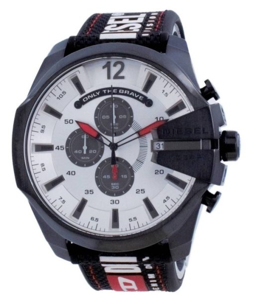 Montre pour homme Diesel Mega Chief Chronograph Nylon Quartz DZ4512 100M reconditionnée