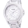 Montre multifonction Fossil Riley pour femme avec cadran en cristal ES3202 reconditionnée