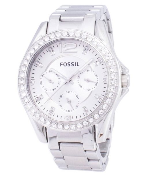 Montre multifonction Fossil Riley pour femme avec cadran en cristal ES3202 reconditionnée