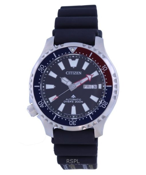 Montre de plongée automatique Citizen Promaster Asia Fugu Limited Edition NY0110-13E 200M pour homme, cadran noir, remise à neuf