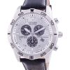 Montre homme Citizen Perpetual Calendar Chronograph Cadran argenté Eco-Drive BL5470-14A 100M remise à neuf