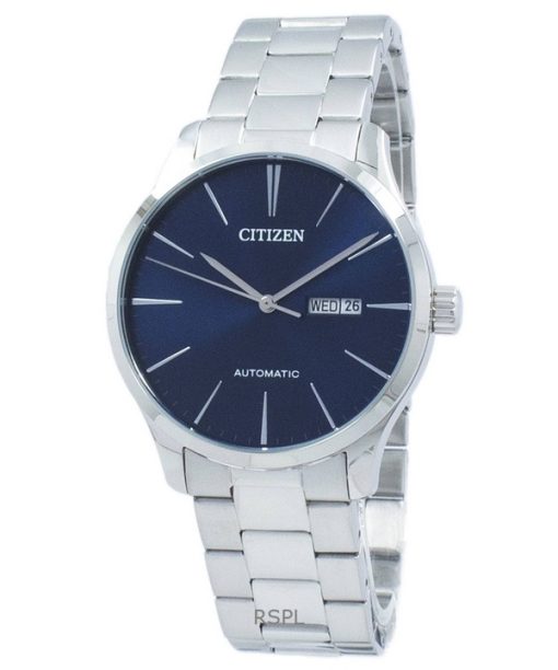 Montre homme Citizen NH8350-83L automatique en acier inoxydable avec cadran bleu reconditionné