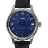 Montre Homme Oris Classic Date Bracelet Cuir Cadran Bleu Automatique 01 733 7719 4075-07 5 20 35