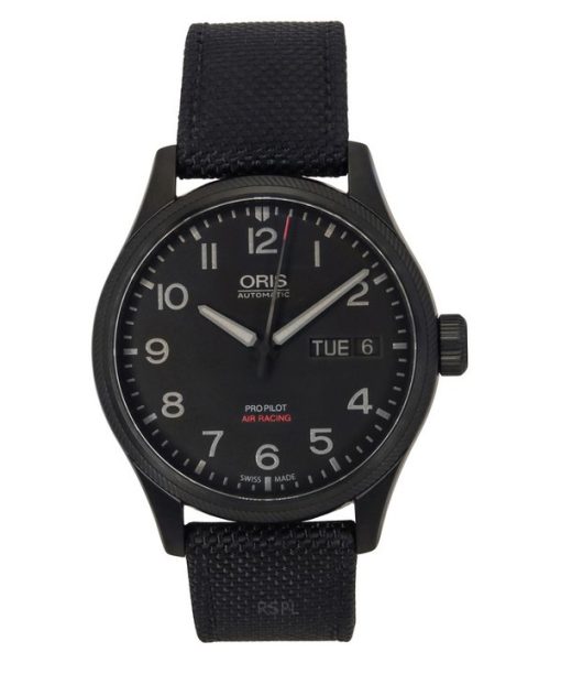 Montre Homme Oris ProPilot Air Racing Edition V Bracelet Tissu Cadran Noir Automatique 01 752 7698 4784-Set 100M