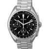 Bulova Lunar Pilot Chronographe Acier Inoxydable Cadran Noir Quartz 96B258 Montre Homme