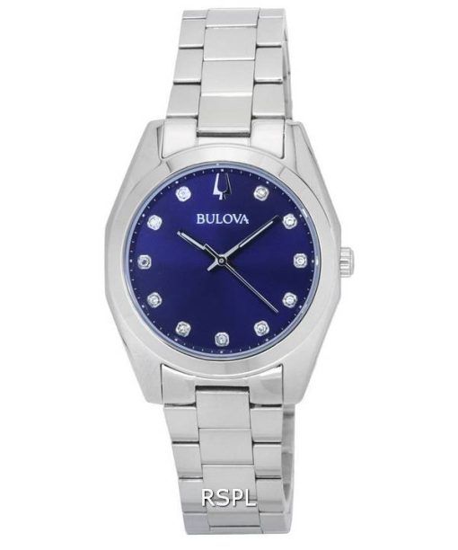 Montre pour femme Bulova Surveyor Diamond Accents cadran bleu 96P229