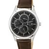 Montre pour homme Diesel DVA en acier inoxydable avec cadran argenté et quartz DZ2170