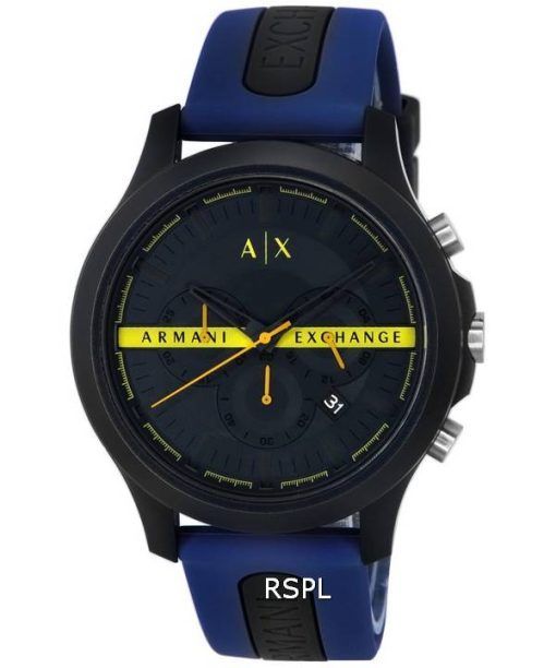 Armani Exchange Hampton chronographe cadran bleu marine Quartz AX2441 montre pour homme fr