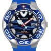 Montre de plongée Citizen Promaster avec bracelet en PU et cadran bleu Eco-Drive BN0238-02L pour homme 200 m