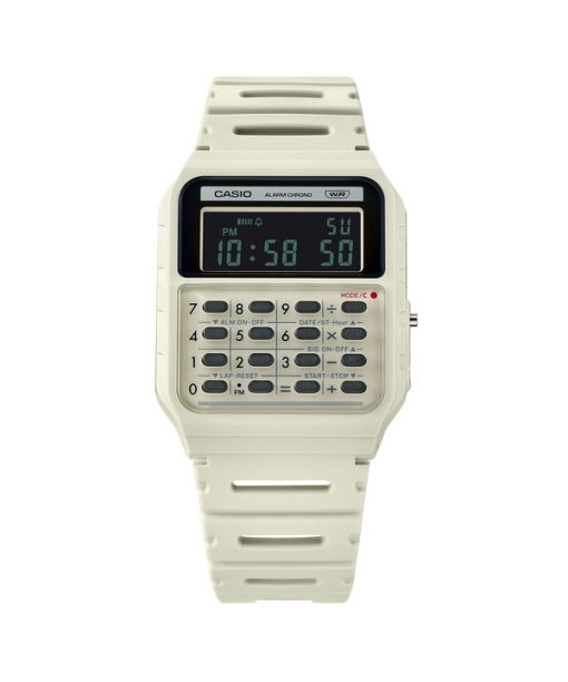 Montre unisexe Casio POP Vintage Calculator Digital Grey Bio-Based Resin Strap Quartz CA-53WB-8B