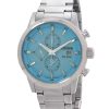 Montre homme Citizen chronographe en acier inoxydable avec cadran bleu Eco-Drive CA0748-80L 100M