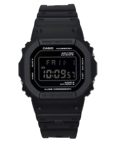 Montre Casio G-Shock Digital à quartz avec bracelet en résine biosourcée DW-5600RW-1 200M pour homme