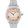 Montre Citizen L en acier inoxydable avec cadran en cuivre Eco-Drive EM1140-80X pour femme