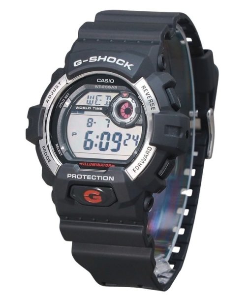 Montre Casio G-Shock Digital à quartz avec bracelet en résine G-8900S-1 200M pour homme