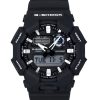 Montre analogique numérique Casio G-Shock pour homme avec bracelet en résine biosourcée et cadran noir à quartz GA-010-2A 200M