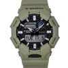 Montre analogique numérique Casio G-Shock pour homme avec bracelet en résine biosourcée, cadran noir, quartz, GA-010-5A, 200 m