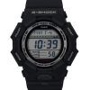 Montre Casio G-Shock Digital Bio-Based Bracelet en résine noire Cadran noir Quartz GD-010-1 200M pour homme