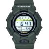 Montre Casio G-Shock Digital Bio-Based Green Resin Strap Cadran noir Quartz GD-010-3 200M pour homme