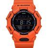 Montre Casio G-Shock Digital Bio-Based Orange Resin Strap Cadran Noir Quartz GD-010-4 200M Homme