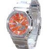 Montre Casio G-Shock G-Steel analogique numérique à quartz avec cadran orange GM-2110D-4A 200M pour homme