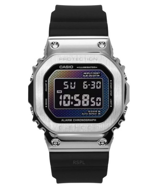 Montre Casio G-Shock G-Steel Digital Rainbow Brick Wall Cadran multicolore Quartz GM-5600RW-1 200M pour homme