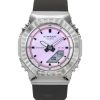 Montre analogique numérique Casio G-Shock pour femme avec bracelet en résine biosourcée et cadran rose à quartz GM-S2110-4A 200M