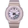 Montre analogique numérique Casio G-Shock pour femme avec bracelet en résine biosourcée et cadran rose à quartz GMA-P2100ST-4A 2