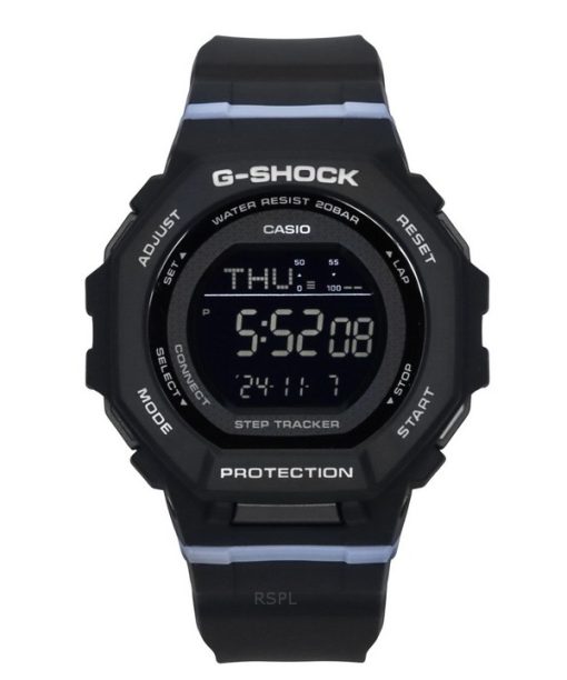 Montre Casio G-Shock G-Squad Digital Smartphone Link Bracelet en résine biosourcée Quartz GMD-B300-1 200M pour femme