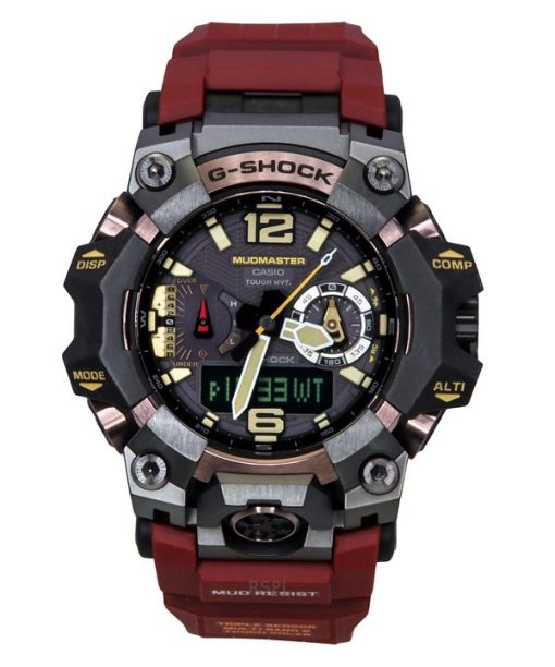 Montre Casio G-Shock Master Of G-Land Mudmaster Analogique Numérique Smartphone Link Cadran Noir Solaire GWG-B1000-1A4 200M Homm