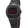 Montre Hamilton American Classic PSR Digital en acier inoxydable avec cadran noir et quartz H52404130 100M pour homme