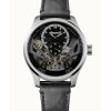 Montre Ingersoll The Naismith pour homme avec bracelet en cuir et cadran squelette noir I16101