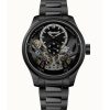 Montre Ingersoll The Naismith pour homme en acier inoxydable avec cadran squelette noir et automatique I16102