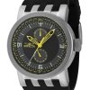 Montre homme Invicta DNA bracelet en silicone cadran multifonction gris et noir quartz 44225 100M