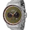 Montre Invicta S1 Rally Chronograph Acier inoxydable Cadran vert Quartz 44951 100M Homme