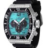 Montre homme Invicta Pro Diver Chronograph bracelet en silicone cadran turquoise Quartz 47285 100M