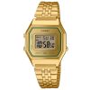 Montre Casio Vintage Digital pour femme avec bracelet en acier inoxydable doré LA680WEGV-9A